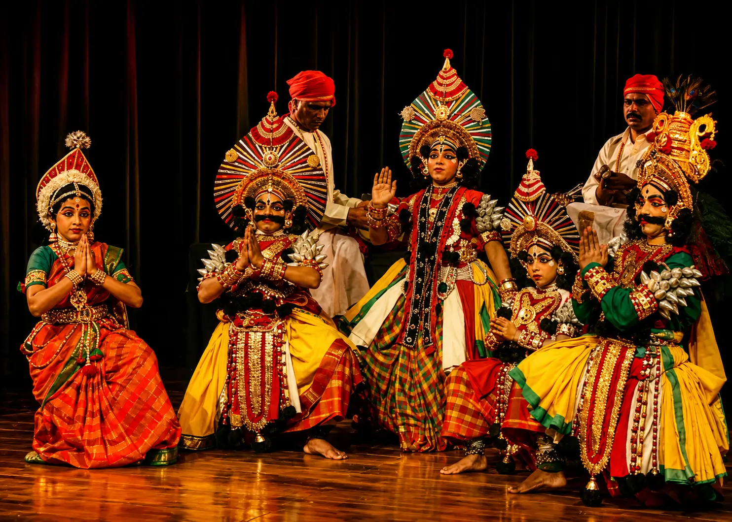 Yakshagana evening arranged for guests